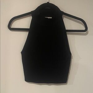 Babaton Classic Black Crop Tank Top Sz XS